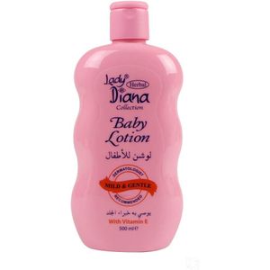 Lady Diana Baby Lotion 500ml – Gentle Moisturizing Baby Body Lotion for Soft Smooth Delicate Skin, Long Lasting Hydration, Daily Baby Skin Care, Non Greasy Formula for Infants & Toddlers