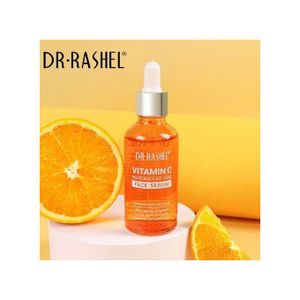 Dr Rashel Vitamin C Face Serum 50ml – Brightening & Hydrating Facial Serum with Vitamin C, Hyaluronic Acid & Vitamin E for Dull Looking Skin, Smooth Radiant Complexion, Daily Skin Care