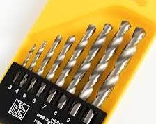 16PCS Mixed Drill Bit Set Combo HSS Twist Masonry Wood Working Drilling Bits Set 2mm-10mm Multi Purpose Drill Bits Kit for Metal Concrete Wood Plastic Drilling Power Tool Accessories Home Hardware Set
