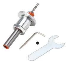 Adjustable Woodworking Countersink Drill Bit with Depth Stop Collar 2.8x8mm 3x8mm Pilot Hole Screw Drill Bit Set Carbon Steel Core Carpenter Furniture Tapered Boring Reamer Power Tool Accessories