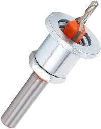 Adjustable Woodworking Countersink Drill Bit with Depth Stop Collar 2.8x8mm 3x8mm Pilot Hole Screw Drill Bit Set Carbon Steel Core Carpenter Furniture Tapered Boring Reamer Power Tool Accessories