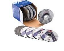 SALI 4.5 Inch Heavy Duty Metal Grinding Disc 115x6x22.2mm A24Q4BF Depressed Center Abrasive Wheel for Angle Grinder Structural Steel Cast Iron Weld Shaving and Heavy Rust Removal Pack 115mm