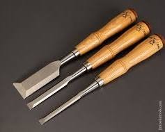 Professional 1/2 Inch   and 3/4 Inch Wood Chisel High Carbon Steel Bevel Edge Bench Chisel with Wooden Handle for Carpentry Joinery Wood Carving DIY Woodworking Hand Tool Carpenter Supplies