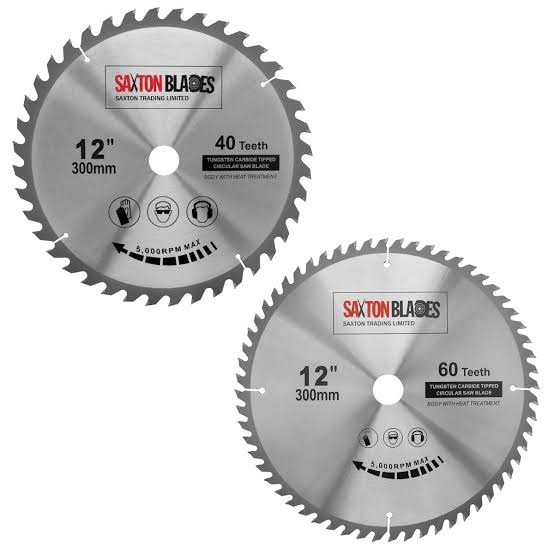 Dmax Power12 Inch TCT Circular Saw Blade 300mm 80T 100T Tungsten Carbide Tipped Wood Cutting DiscTable Saw Blade Miter Cutting Disc Wheel 30mm Bore Heavy Duty Power Tool Accessories Replacement Hardwa