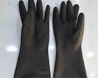 Heavy Duty Chemical Resistant Rubber Gloves Industrial Long Gauntlet Protective Safety Work Gloves For Acid Alkali Oil Handling Cleaning Plumbing Tanker Sewage Blocked Drainage Unblocking Labor Pair.
