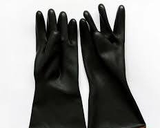 Heavy Duty Chemical Resistant Rubber Gloves Industrial Long Gauntlet Protective Safety Work Gloves For Acid Alkali Oil Handling Cleaning Plumbing Tanker Sewage Blocked Drainage Unblocking Labor Pair.