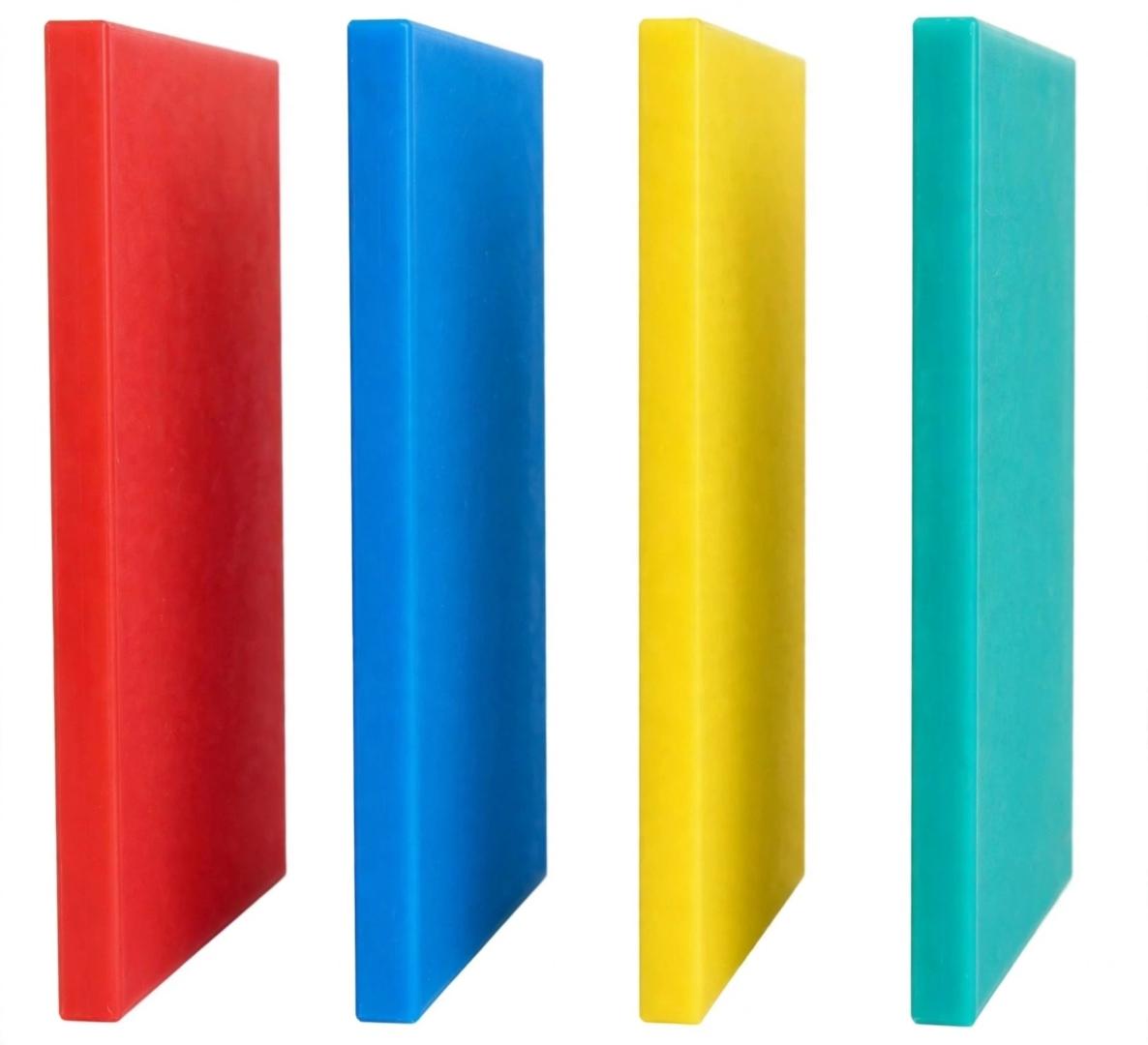 Single Piece Multicolor Plastic Large Size Chopping Board for Home Kitchen Fruit Vegetable and Meat Cutting