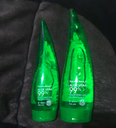 Fruit Of The Wokali Aloe Vera Soothing Gel Sunburn Repair Gel 99% Natural AloeVera Content Treat Sun Burns and Repairs Skin Faster Hydrating and Moisturizing Cream