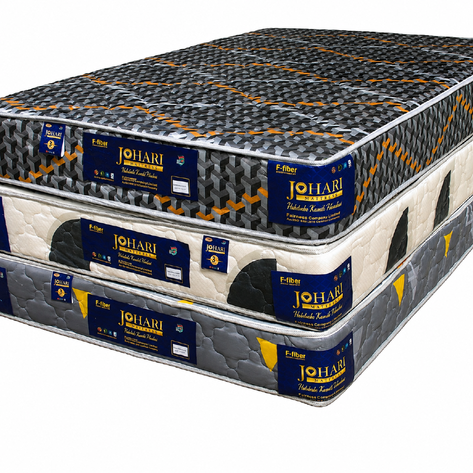 Johari Mattress – 5×6 / 4×6

Comfortable and durable Johari mattress designed to provide reliable support for a good night's sleep.

Available Sizes:

- 5×6 ft
- 4×6 ft

Features:

- Comfortable sleep