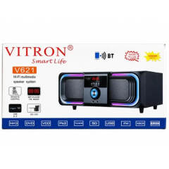 Vitron V621 Hi-Fi Multimedia Speaker System / XBOX Speaker / Woofer with Bluetooth, FM Radio & USB Support AC/DC power input 10000W PMPO