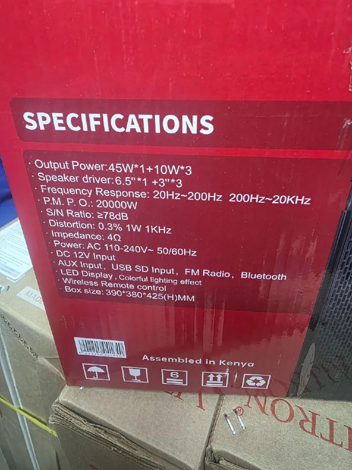 CTC CT-6013 3.1 Ch Home theater Subwoofer Multimedia Speaker System CT-6009 MP3, SD Card, USB Slot with FM radio black home audio home theater speaker system