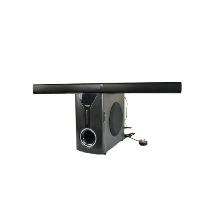 Vitron V-527 2.1CH Multimedia Bluetooth Woofer Speaker System Subwoofer Soundbar BT/USB/SD/FM Subwoofer Home Audio System Soundbar with Remote Control 9000W V527 Black 9000W