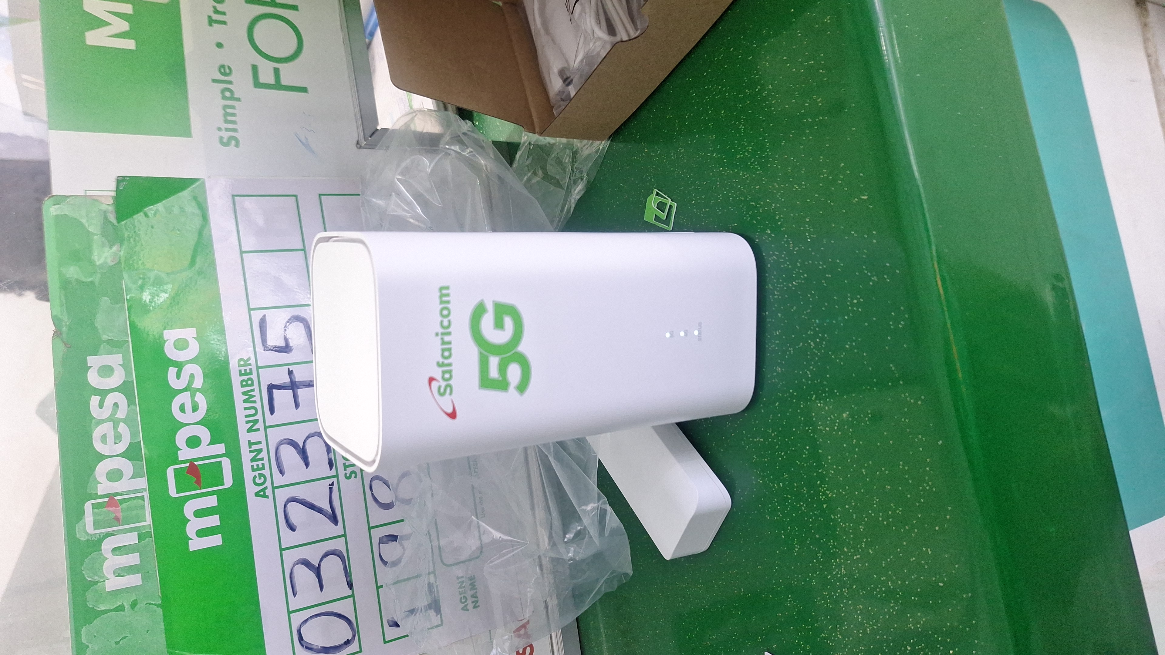 Safaricom 5G WiFi Router Up to 2400 Mbps , WiFi up to 60 Connection Huawei Wireless Indoor Router With UPS Power Bank Get 1 MONTH FOR 2,999 KSH Subscription. Indoor Huawei comes with free powerbank
