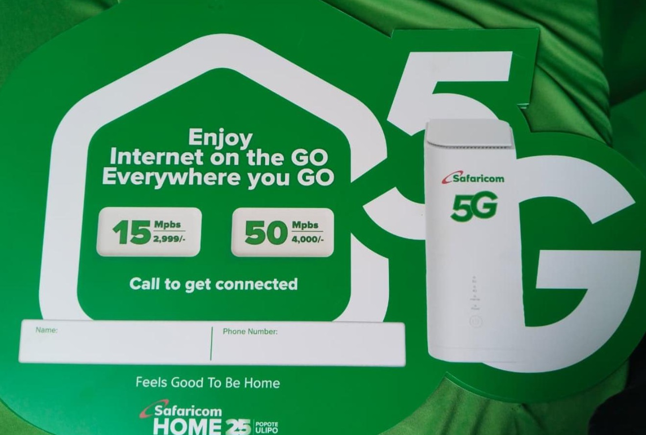 Safaricom 5G WiFi Router Up to 2400 Mbps , WiFi up to 60 Connection Huawei Wireless Indoor Router With UPS Power Bank Get 1 MONTH FOR 2,999 KSH Subscription. Indoor Huawei comes with free powerbank