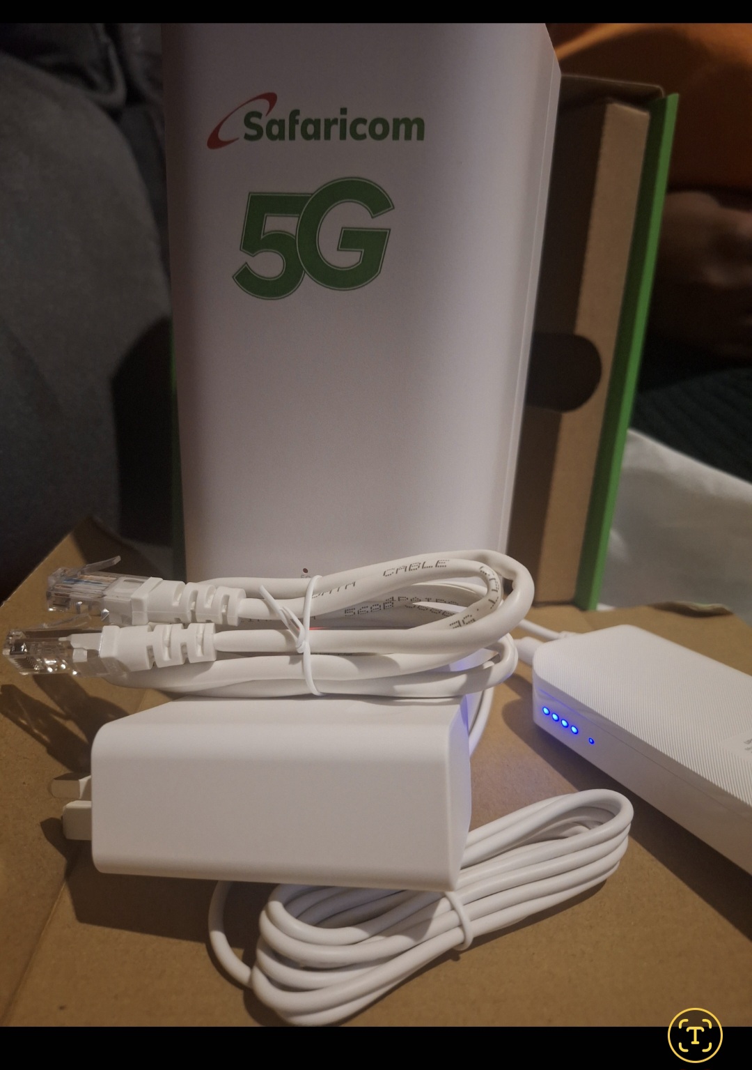 Safaricom 5G WiFi Router Up to 2400 Mbps , WiFi up to 60 Connection Huawei Wireless Indoor Router With UPS Power Bank Get 1 MONTH FOR 2,999 KSH Subscription. Indoor Huawei comes with free powerbank