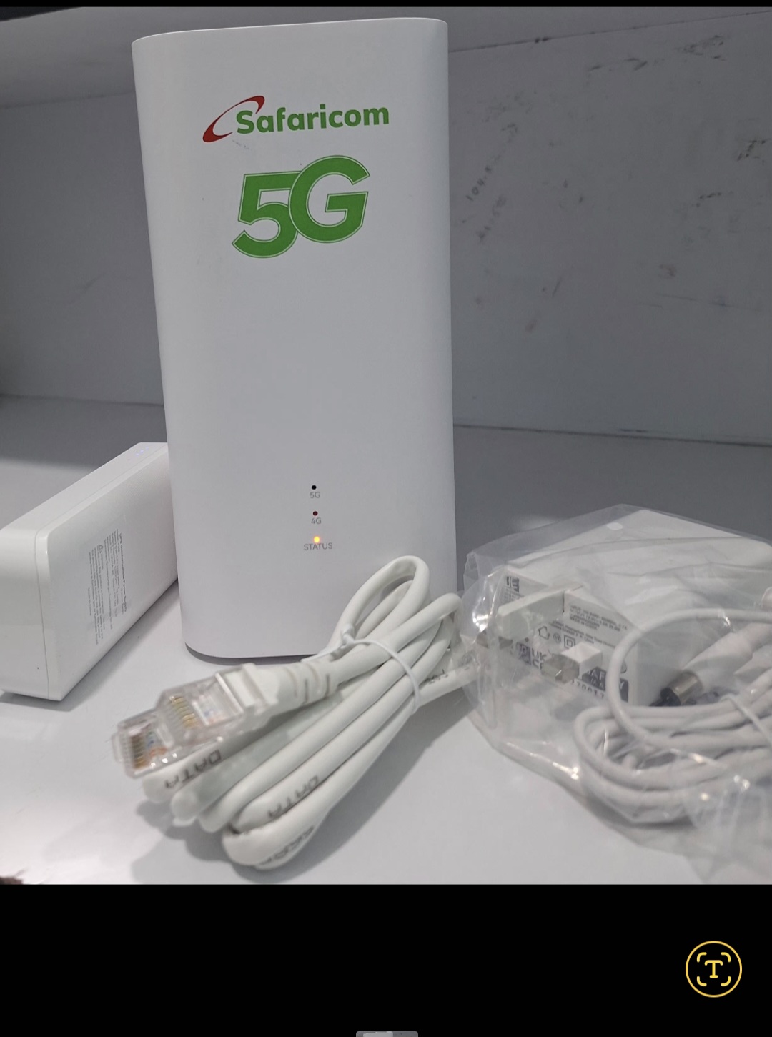 Safaricom 5G WiFi Router Up to 2400 Mbps , WiFi up to 60 Connection Huawei Wireless Indoor Router With UPS Power Bank Get 1 MONTH FOR 2,999 KSH Subscription. Indoor Huawei comes with free powerbank