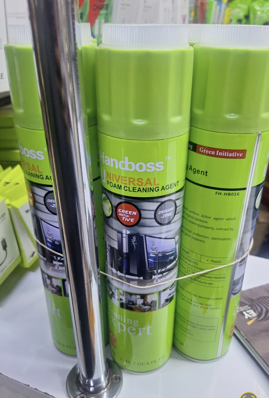 Handboss Universal Foam Cleaning Agent 500ml – Multi-Purpose Foam Cleaner for Kitchen, Sofa, Car Interior, Leather, Glass, Tiles & Household Surfaces