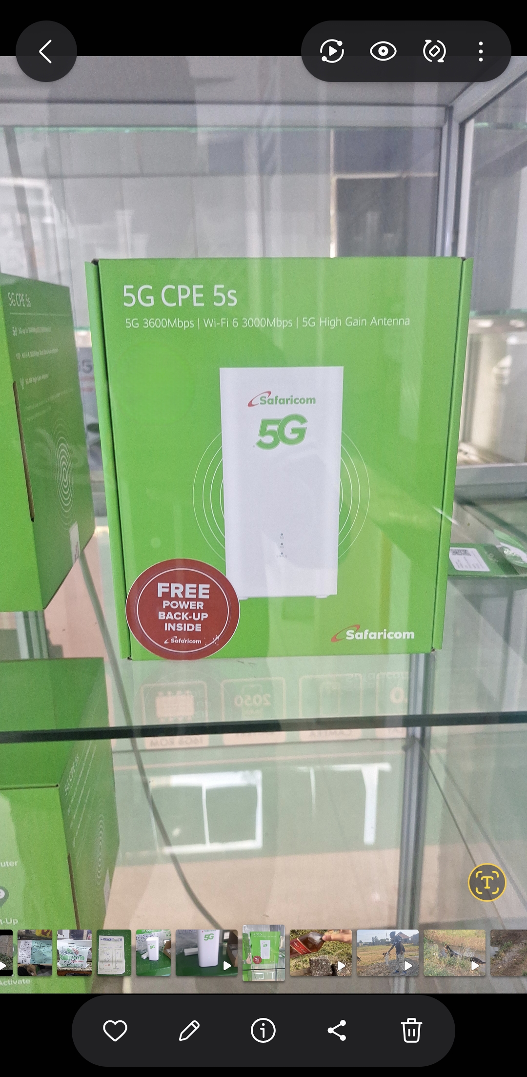 Safaricom 5G WiFi Router Up to 2400 Mbps , WiFi up to 60 Connection Huawei Wireless Indoor Router With UPS Power Bank Get 1 MONTH FOR 2,999 KSH Subscription. Indoor Huawei comes with free powerbank