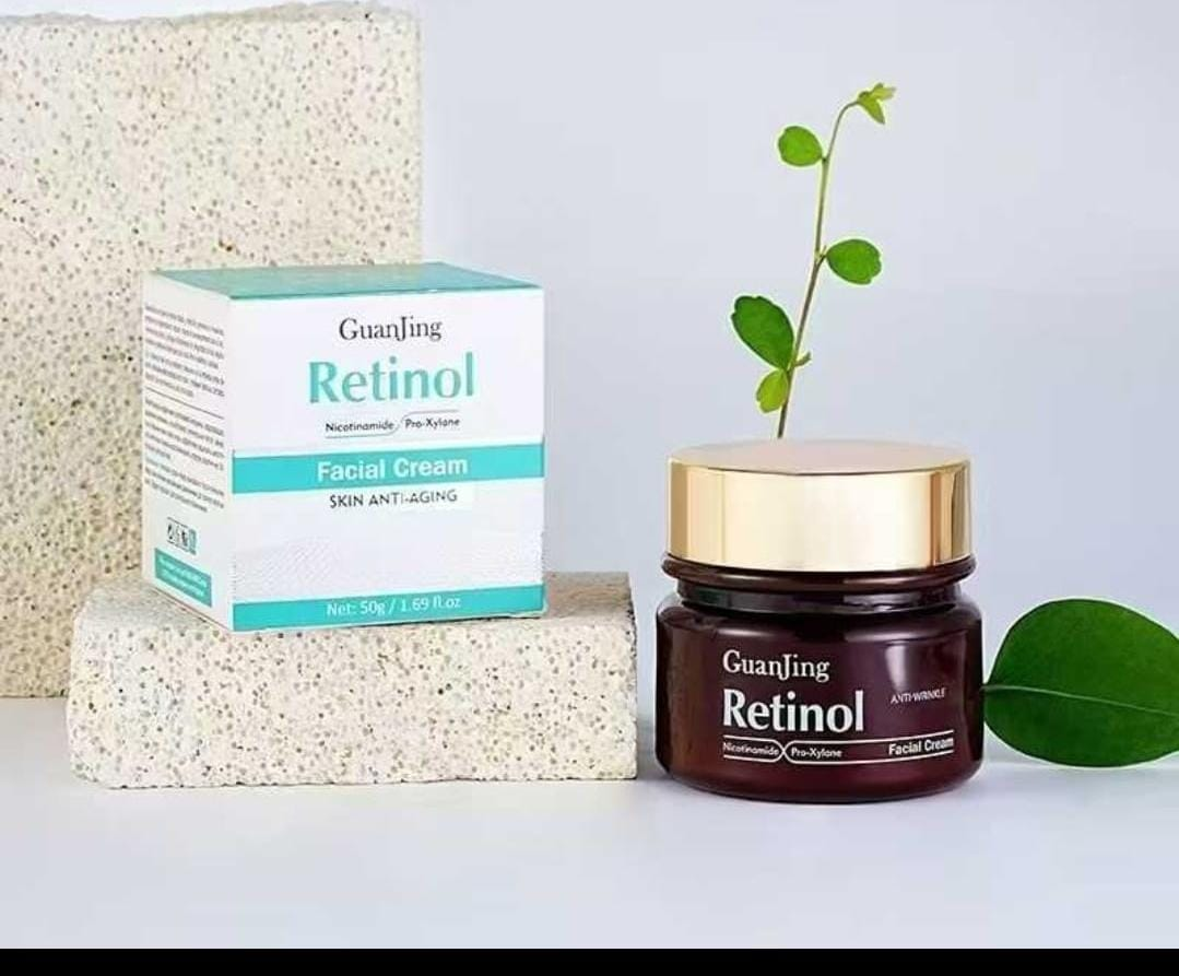 Retinol Facial Cream Anti Aging Moisturizing Face Cream With Nicotinamide 50g - GuanJing