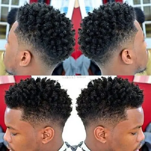 Hair Twist Sponge Brush Double Sided Afro Curl Sponge Barber Styling Tool 360 Wave Curl Coil Brush for Men & Women