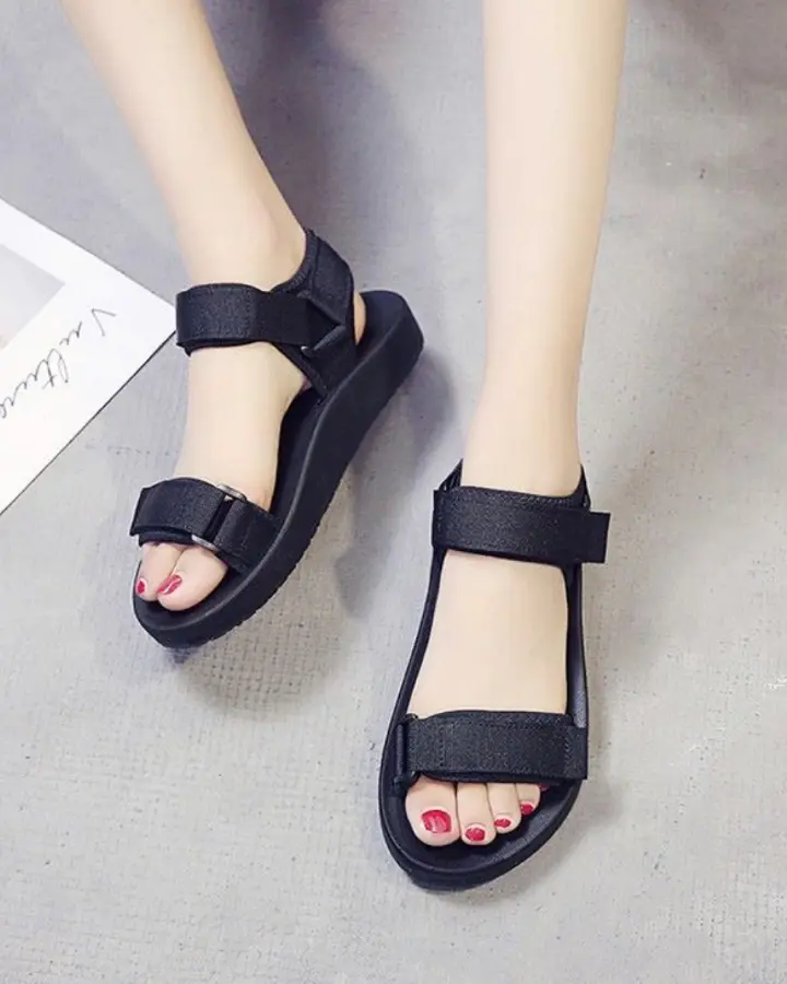 Unisex Sports Sandals for Women, Men, Boys & Girls – Adjustable Strap Open Toe Platform Beach Sandals & Lightweight Outdoor Walking Shoes || Anti-odor driving shoes. Platform Sport Sandals– TN122