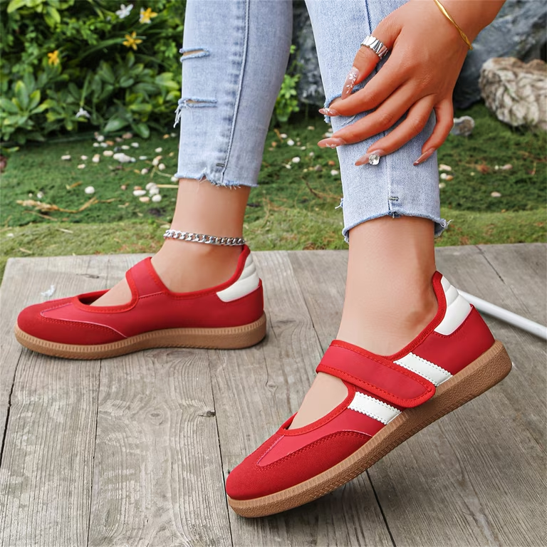 LIMITED STOCK🔥🔥🔥Women's Mary Jane Shoes – Casual Flat Shoes Ladies Comfortable Velcro Strap Flats