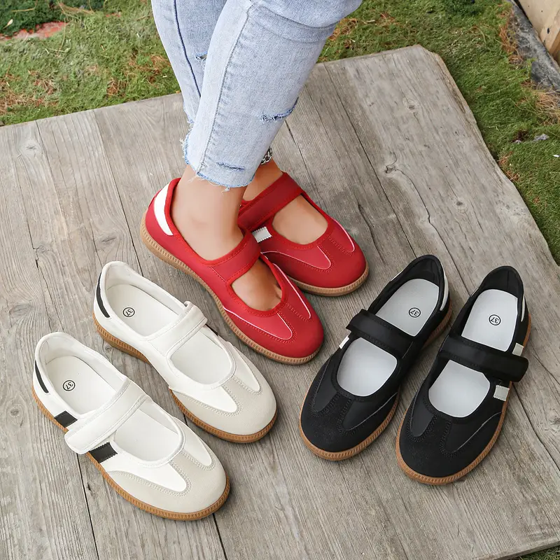 LIMITED STOCK🔥🔥🔥Women's Mary Jane Shoes – Casual Flat Shoes Ladies Comfortable Velcro Strap Flats