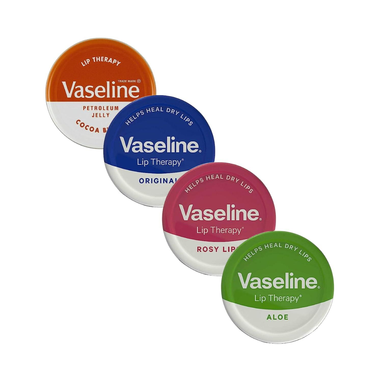 Vaseline Lip Therapy Tin 20g || Moisturizing Lip Balm Soothes Dry Vaseline Lip Therapy Tin 20g || Moisturizing Lip Balm Soothes Dry Cracked Lips Aloe Vera Cocoa Butter Rosy Lips Original Limited Stock