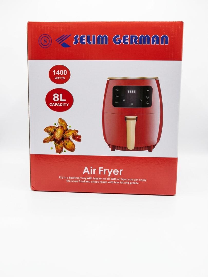 8L Digital Air Fryer 1400W Oil-Free Electric Air Fryer with Touch Screen for Healthy Cooking