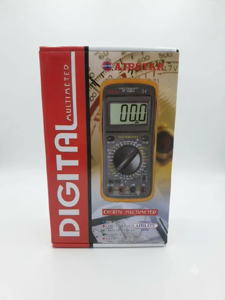 AirStar MT5205 Digital Multimeter Auto Power Off AC/DC Voltage Current Resistance Tester Electrical Measuring Meter