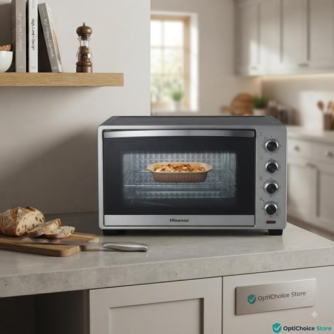 Hisense Toaster Oven 38L/48L/60L – Electric Oven with Convection & Rotisserie