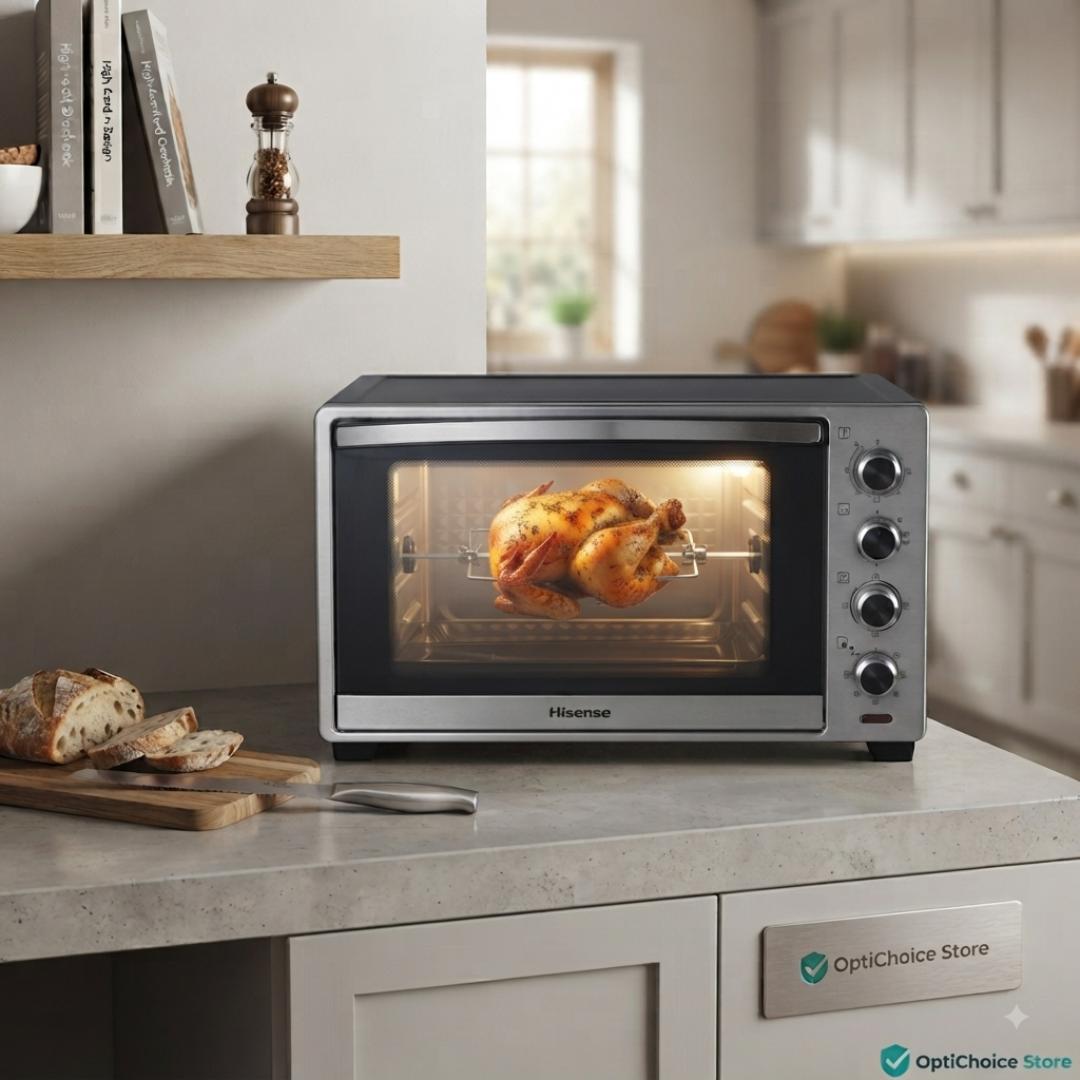 Hisense Toaster Oven 38L/48L/60L – Electric Oven with Convection & Rotisserie