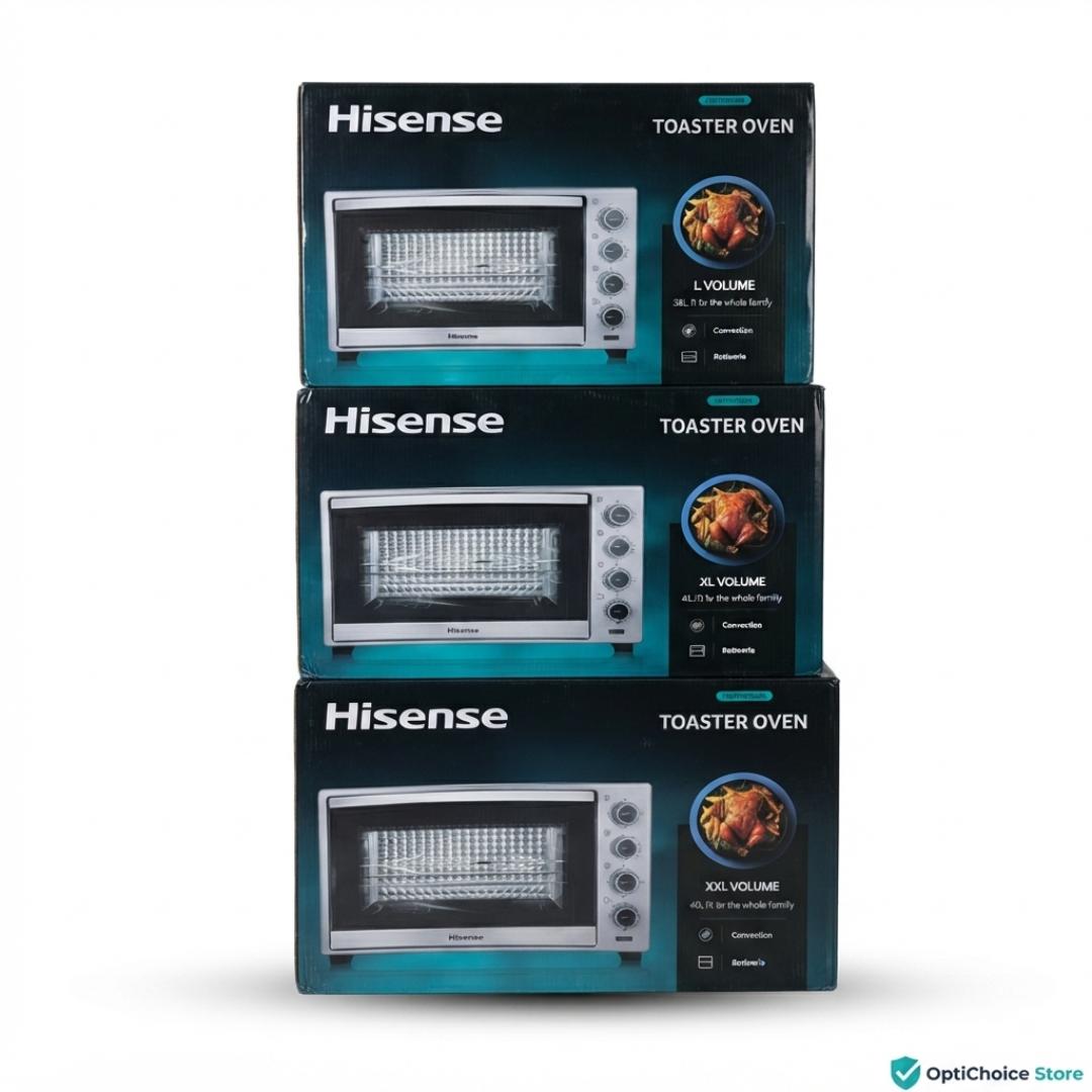 Hisense Toaster Oven 38L/48L/60L – Electric Oven with Convection & Rotisserie