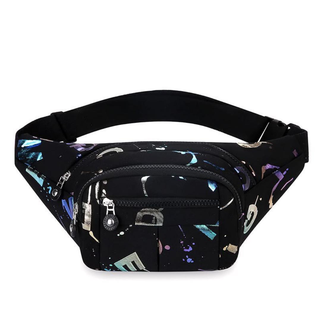 Women’s Fashion Waist Bag – Multi-Pocket Adjustable Belt Bag with Zipper Compartments for Travel, Shopping, Casual Wear & Outdoor Activities