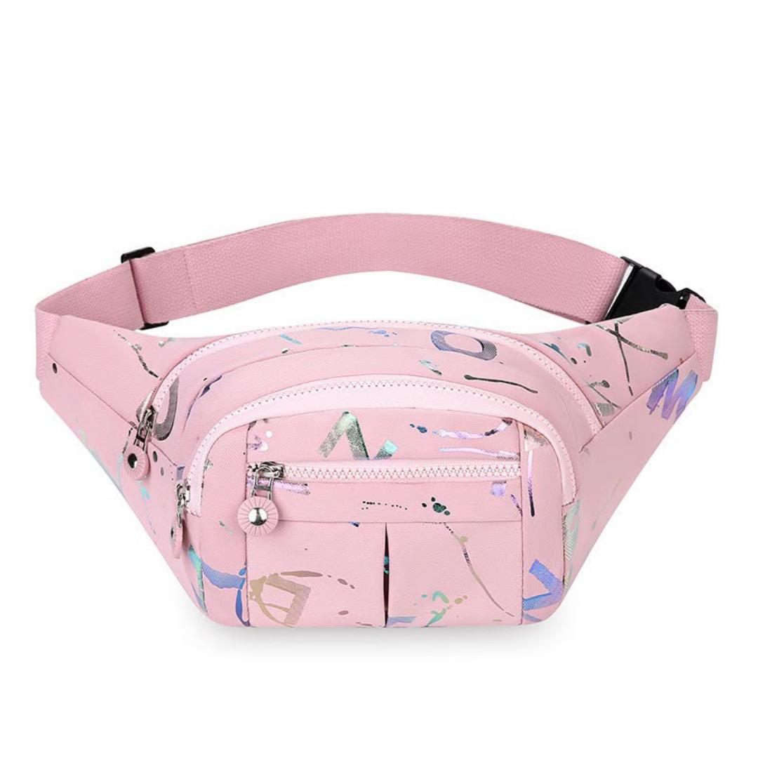 Women’s Fashion Waist Bag – Multi-Pocket Adjustable Belt Bag with Zipper Compartments for Travel, Shopping, Casual Wear & Outdoor Activities