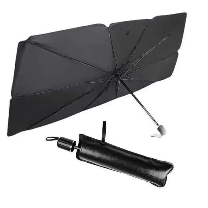 Car Dashboard Umbrella Sunshade Foldable Windshield Sun Protector UV Ray Heat Insulation Reflective Auto Front Window Shade