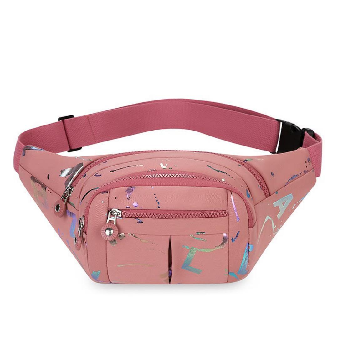 Women’s Fashion Waist Bag – Multi-Pocket Adjustable Belt Bag with Zipper Compartments for Travel, Shopping, Casual Wear & Outdoor Activities