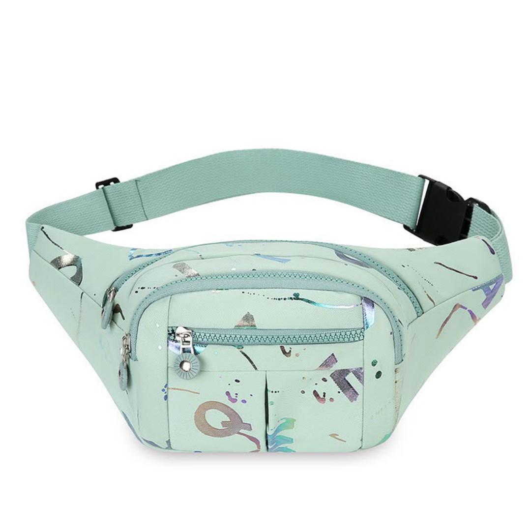 Women’s Fashion Waist Bag – Multi-Pocket Adjustable Belt Bag with Zipper Compartments for Travel, Shopping, Casual Wear & Outdoor Activities