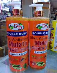 Double Dose Ultra Whitening Molato Glow Body Oil 300ml – Carrot 3X Action Brightening, Moisturizing & Nourishing Body Oil for Radiant Glow, Smooth Soft Skin & Daily Full Body Care for Women & Men