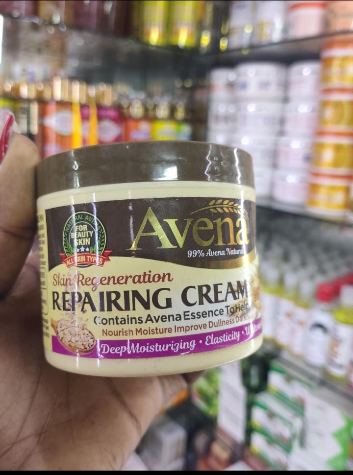 Avena 99% Natural Skin Repairing Cream with Oat Essence, Moisturizing Face & Body Cream for Dry Dull Skin, Hydrating Nourishing Cream for Soft Smooth Radiant-Looking Skin