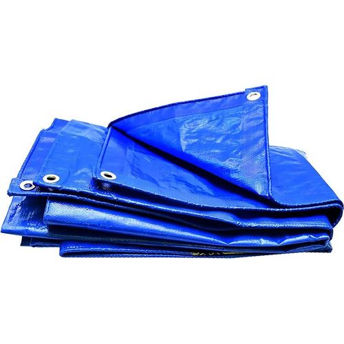Heavy-Duty Waterproof Tarpaulin Canvas-Rainproof Outdoor tent and canopy cover with eyelets-12.4x9.5ft