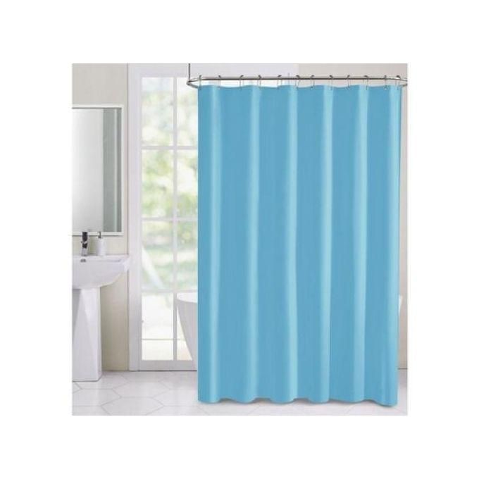 EXECUTIVE Heavy Fabric Shower Curtain, Waterproof Bathroom Shower Curtain Design With Hooks Fabric Shower Curtain, Washable Modern Design 180x200cm + 12 Hook