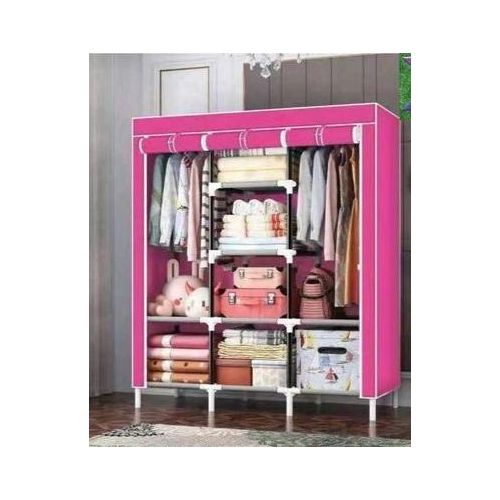 Premium 3-Column Wooden Wardrobe – Strong, Spacious & Elegant Storage Cabinet, Large Capacity 3-Column Closet Organizer, Sturdy, Stylish & Long-Lasting (Best for Home Storage)