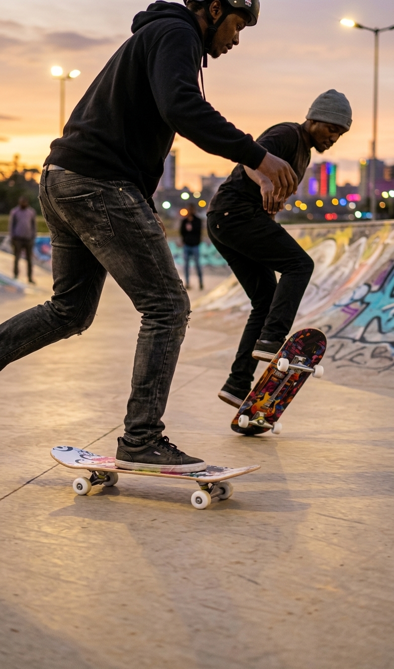 Adult Skateboard with Rubber Wheels Durable Skate Board for Teens and Adults