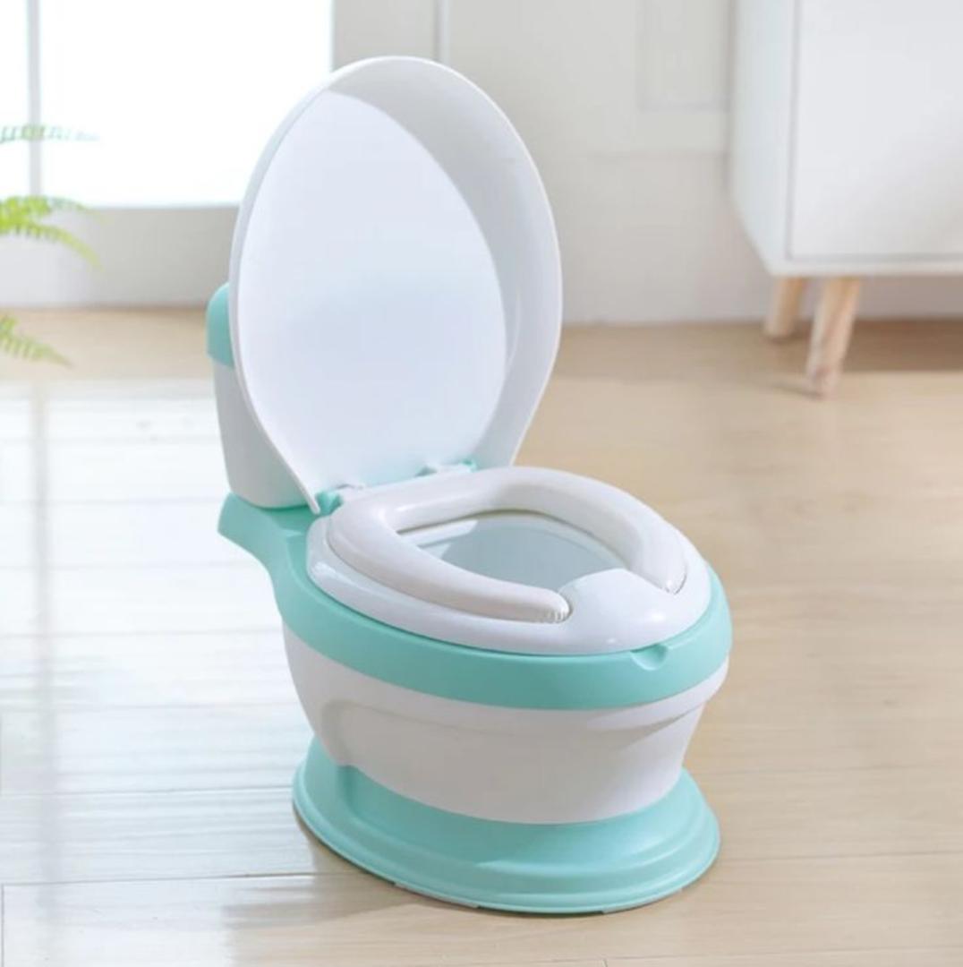 Premium Baby Potty Trainer Seat for Toddlers 1-8 Years | Non-Slip Toilet Training Seat with Handles, Splash Guard & Comfortable Cushion | Portable Kids Potty Training Chair for Boys and Girls