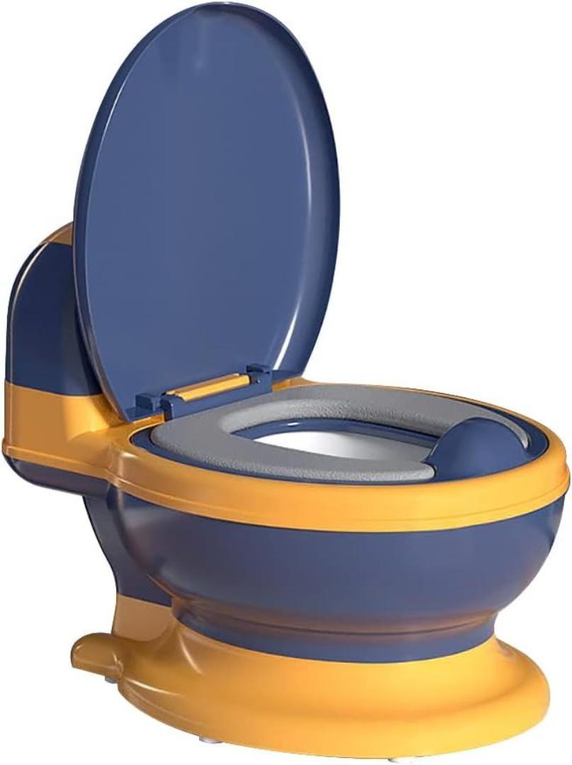 Premium Baby Potty Trainer Seat for Toddlers 1-8 Years | Non-Slip Toilet Training Seat with Handles, Splash Guard & Comfortable Cushion | Portable Kids Potty Training Chair for Boys and Girls