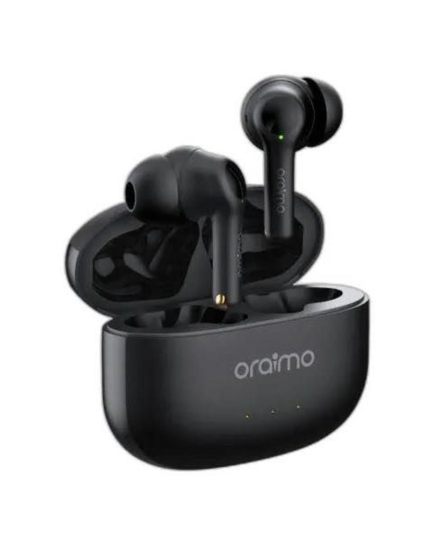 Oraimo Wireless Bluetooth Earbuds, TWS Stereo In-Ear Earphones with Charging Case, Deep Bass Sound, Built-in Microphone, Touch Control, Noise Reduction, Hands-Free Calling, Compatible with Android, iP