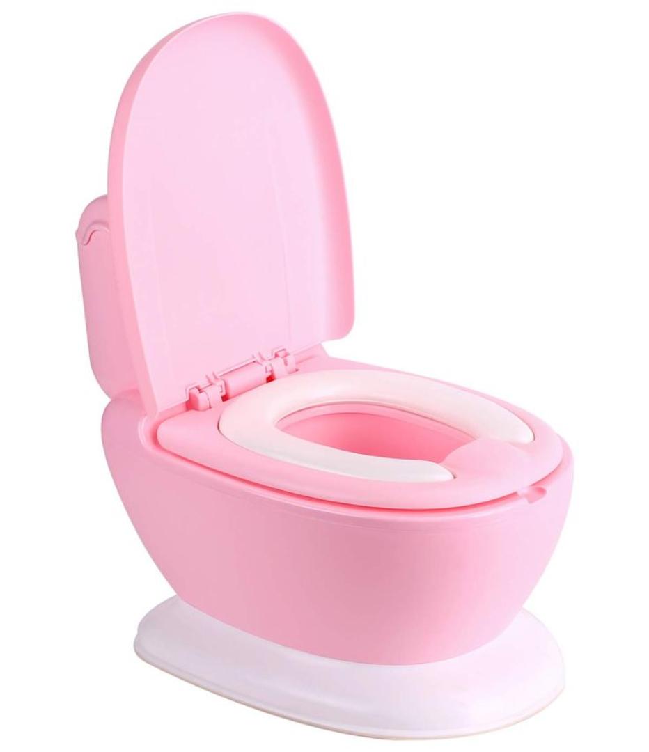 Premium Baby Potty Trainer Seat for Toddlers 1-8 Years | Non-Slip Toilet Training Seat with Handles, Splash Guard & Comfortable Cushion | Portable Kids Potty Training Chair for Boys and Girls