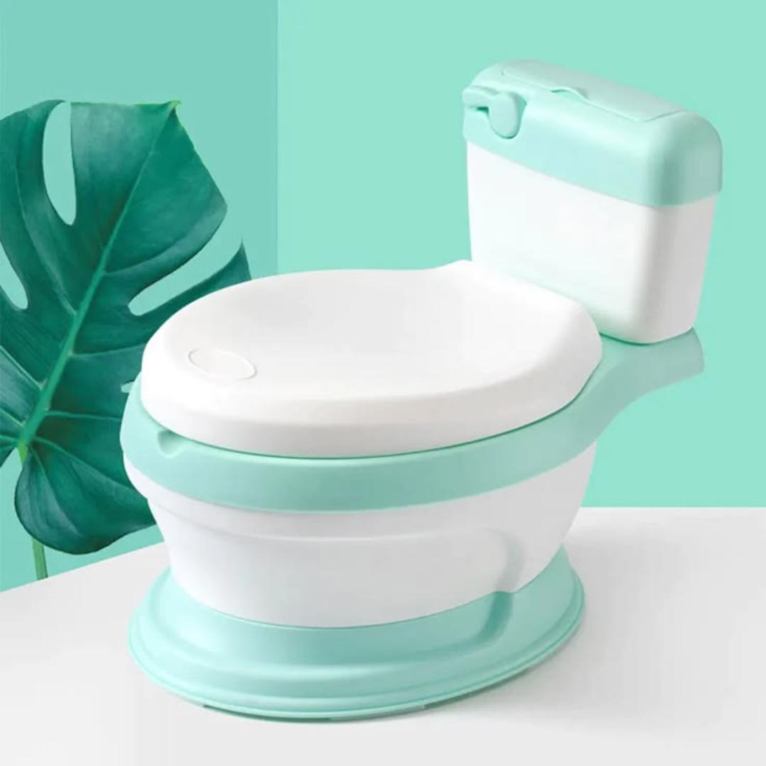 Premium Baby Potty Trainer Seat for Toddlers 1-8 Years | Non-Slip Toilet Training Seat with Handles, Splash Guard & Comfortable Cushion | Portable Kids Potty Training Chair for Boys and Girls