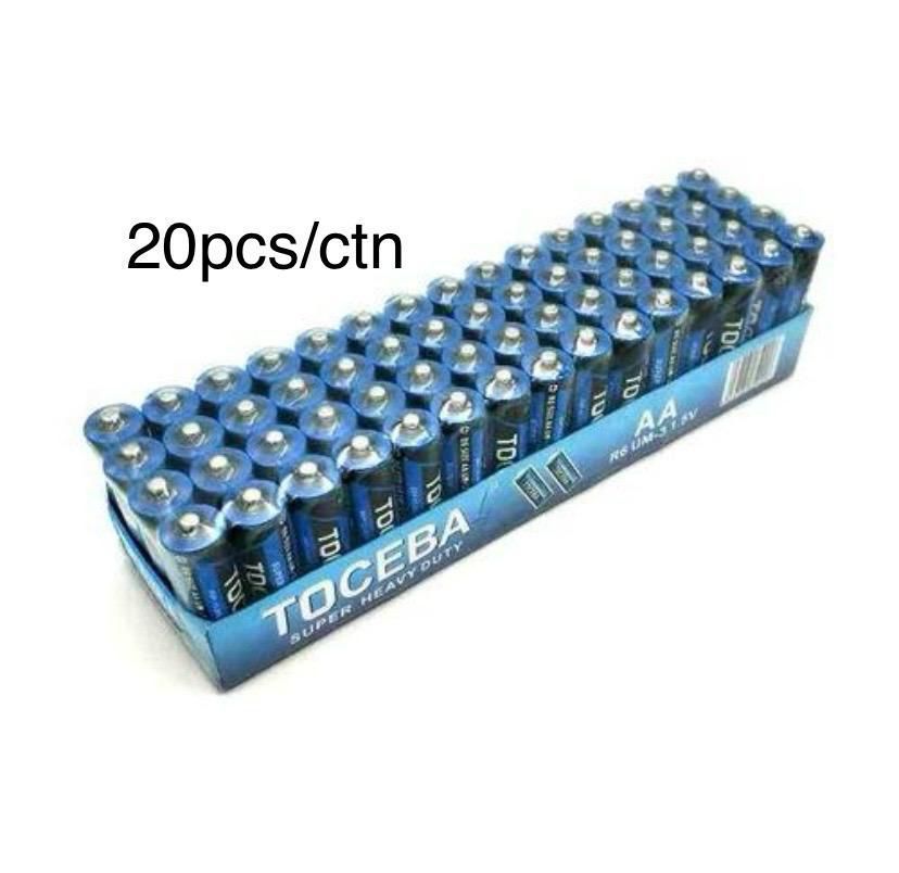 Original and high quality TOCEBA 2A AA 1.5V Batteries 60Pcs